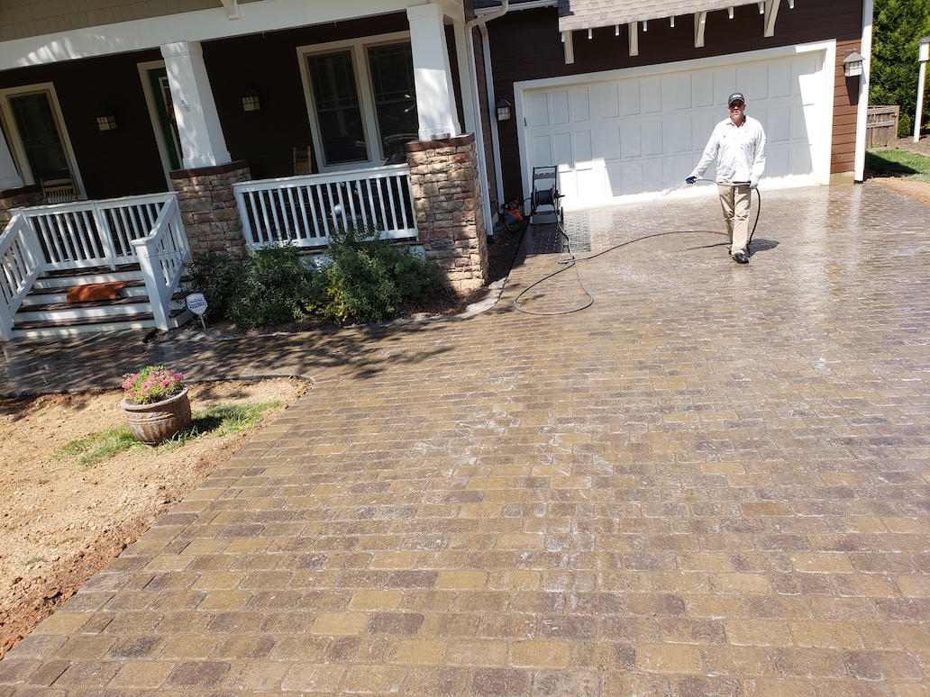 Brick driveway The Civil Company